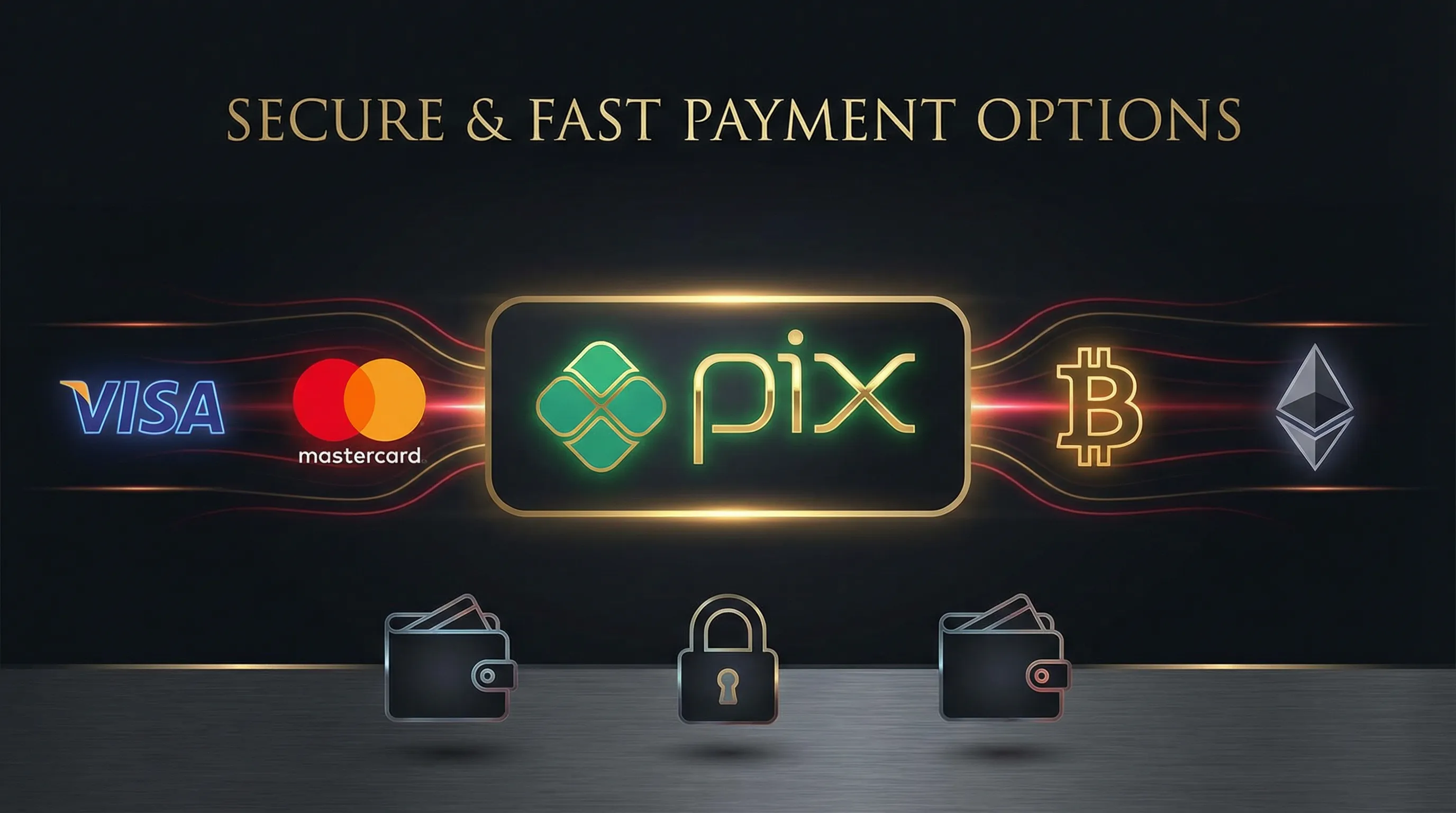 Métodos de Pagamento geralbet - PIX, Cartões, Cripto